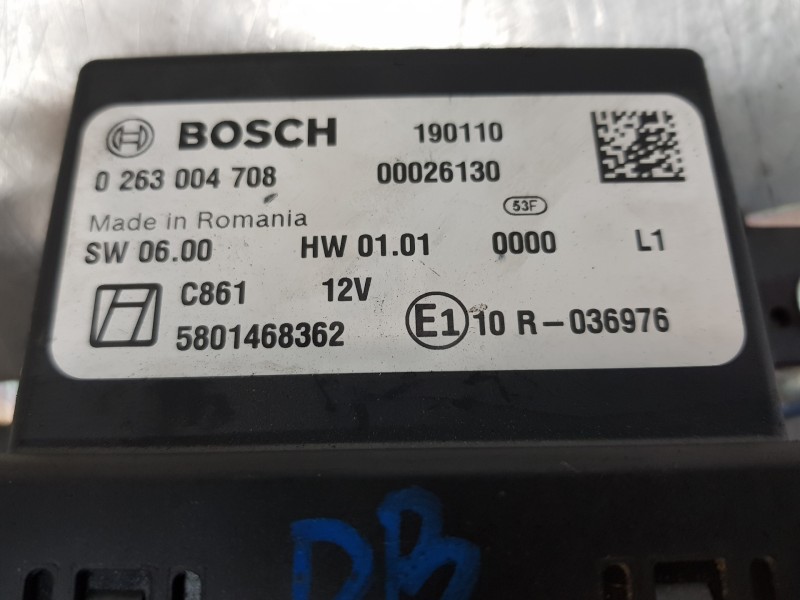 Recambio de modulo electronico para iveco daily caja cerrada h2 referencia OEM IAM 5801468362 0263004708 