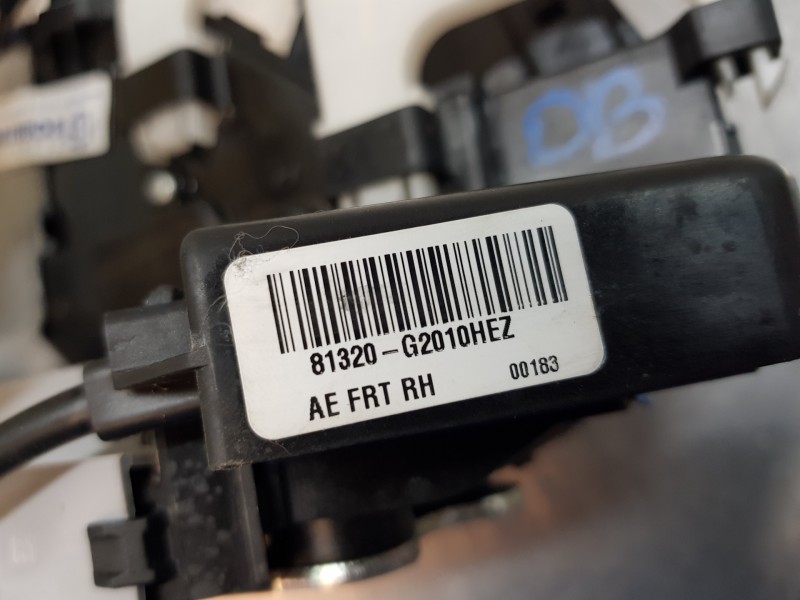 Recambio de cerradura puerta delantera derecha para hyundai ioniq klass referencia OEM IAM 81320G2010 81320G2010HEZ  Recambio de cerradura puerta delantera derecha para hyundai ioniq klass referencia OEM IAM 81320G2010 81320G2010HEZ