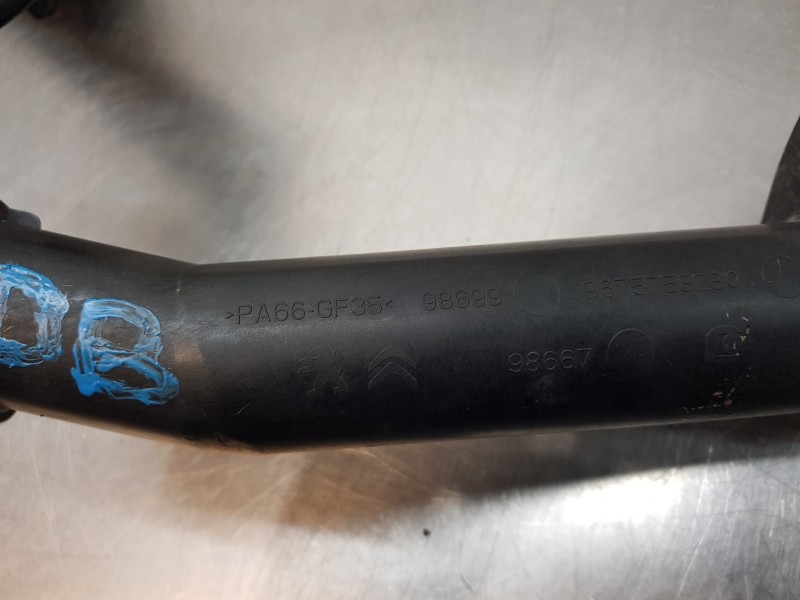 Recambio de tubo presion turbocompresor para citroen ds 7 crossback referencia OEM IAM 9675758280  