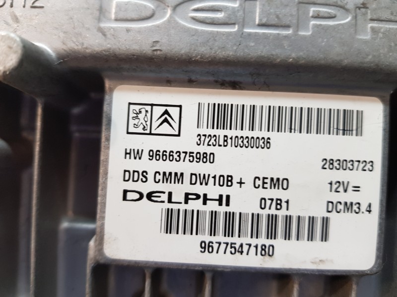 Recambio de centralita motor uce para peugeot 508 sw allure referencia OEM IAM 9666375980 9677547180 28303723