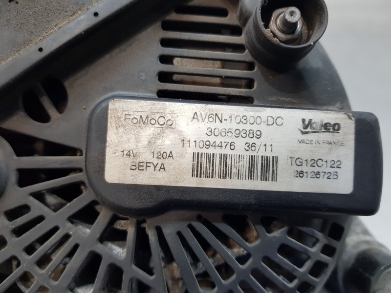 Recambio de alternador para ford c-max titanium referencia OEM IAM 2251619 AV6N10300DC AV6N10300DD