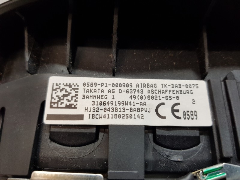 Recambio de kit airbag para land rover evoque 4x4 referencia OEM IAM   