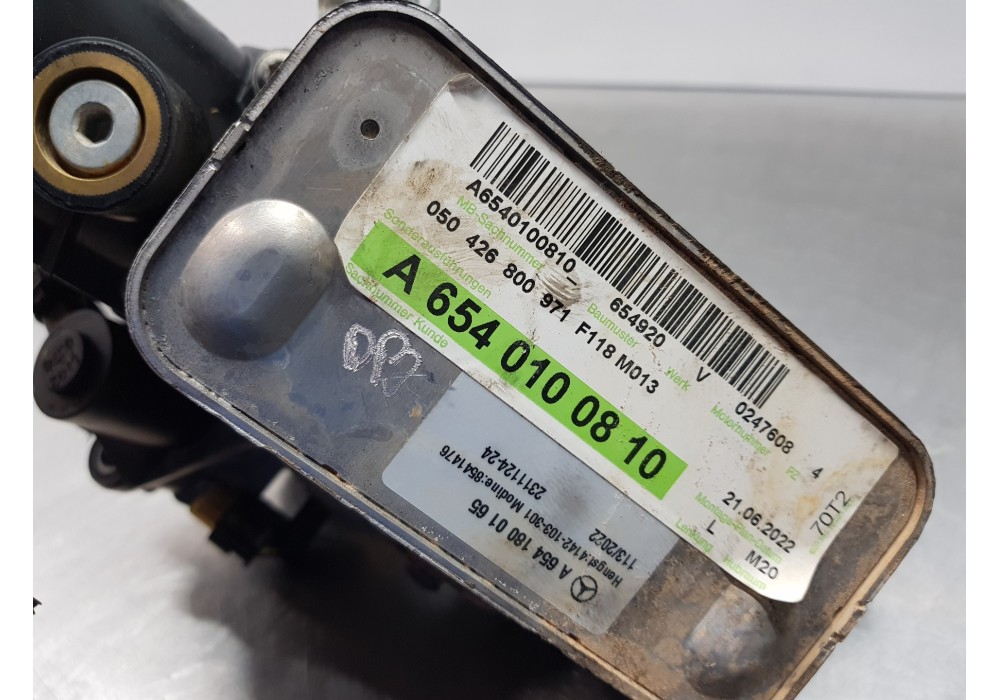 Recambio de soporte filtro aceite para mercedes clase a (w177) 200 d referencia OEM IAM A6541806100 A6541800165 