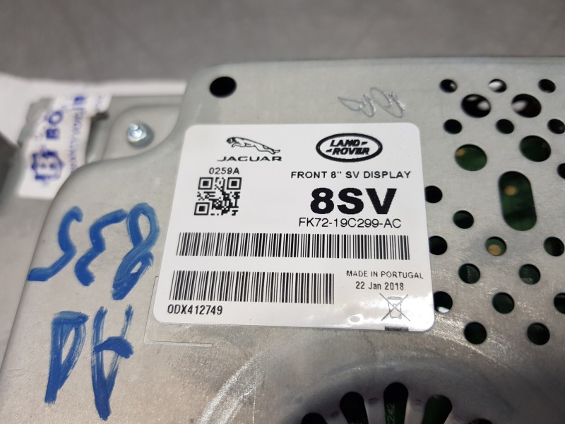 Recambio de pantalla multifuncion para land rover evoque 4x4 referencia OEM IAM FK7219C299AC  