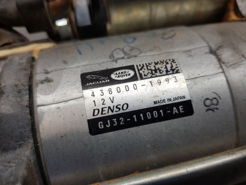 Recambio de motor arranque para land rover evoque 4x4 referencia OEM IAM LR085507 GJ3211001AE 4380001993