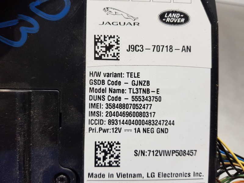 Recambio de modulo electronico para land rover evoque 4x4 referencia OEM IAM J9C370718AN  