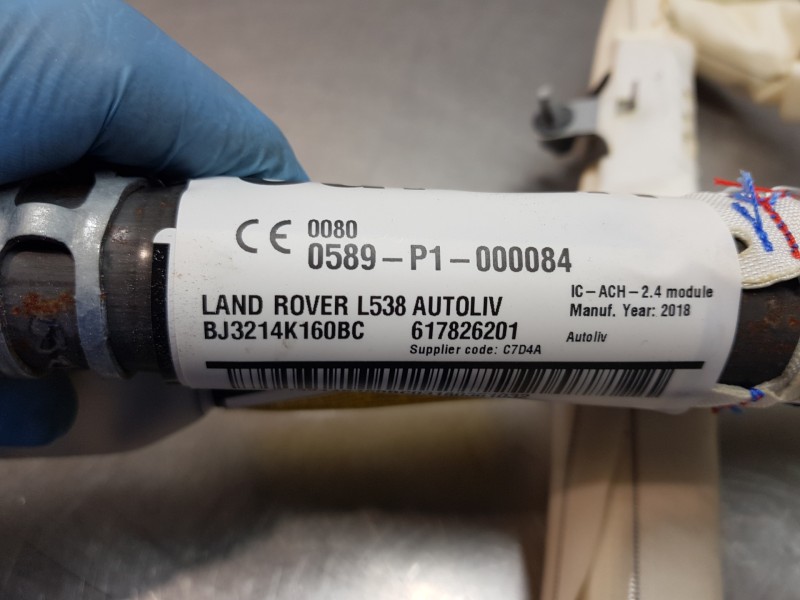 Recambio de airbag cortina delantero izquierdo para land rover evoque 4x4 referencia OEM IAM LR026030 BJ3214K160BC 