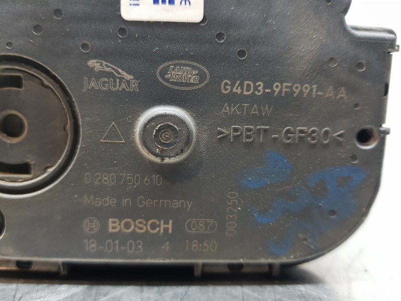 Recambio de caja mariposa para land rover evoque 4x4 referencia OEM IAM LR073708 0280750610 G4D39F991AA