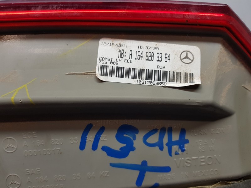 Recambio de piloto trasero izquierdo para mercedes clase gl (x166) 450 grand edition referencia OEM IAM A1648203364  