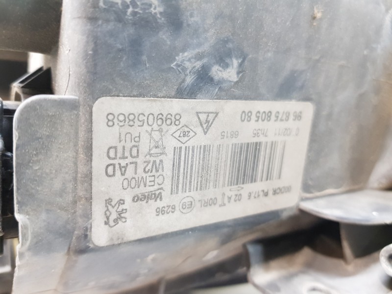 Recambio de faro derecho para peugeot 508 sw allure referencia OEM IAM 1613965380 6206W5 