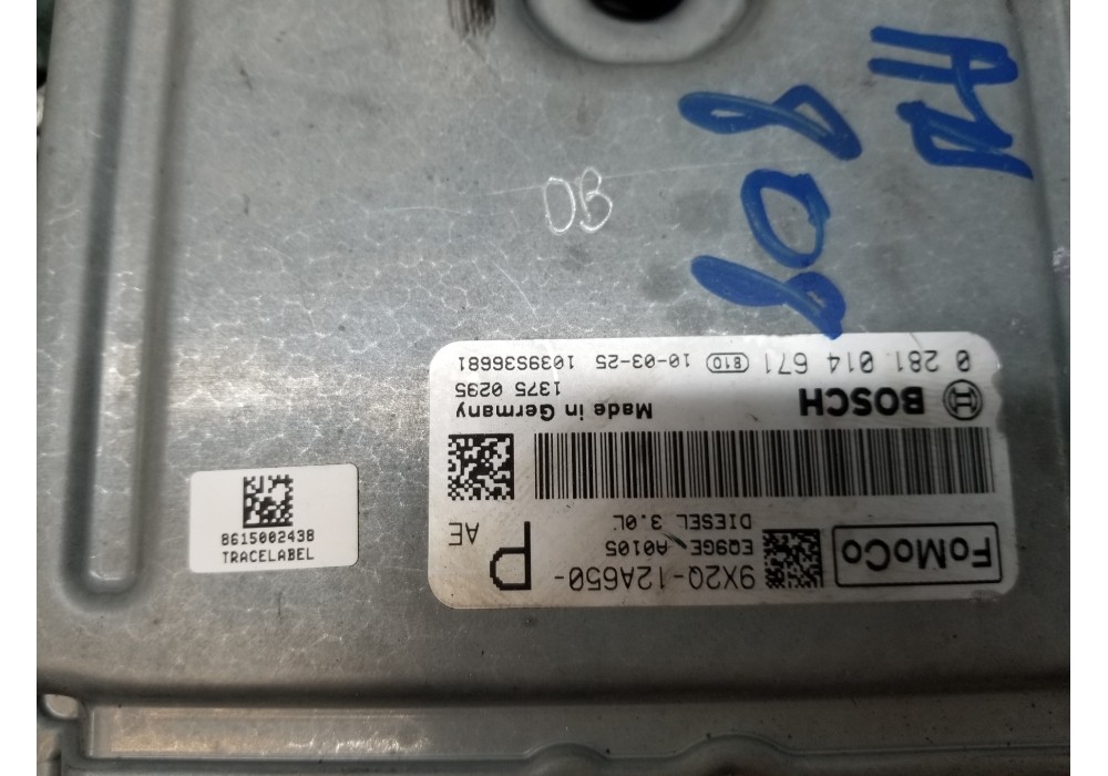 Recambio de centralita motor uce para land rover range rover sport ls referencia OEM IAM 9X2Q12A650P 0281014671 