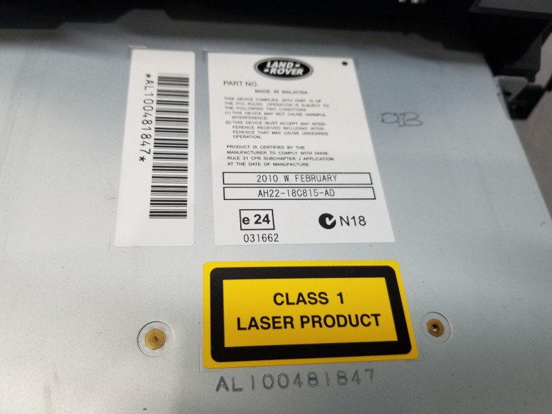 Recambio de sistema audio / radio cd para land rover range rover sport ls referencia OEM IAM AH2218C815AD  