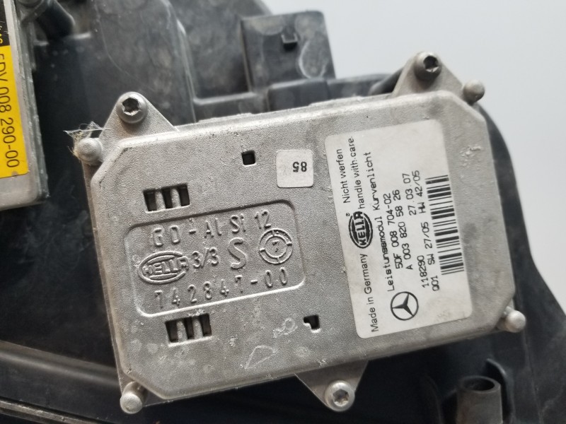 Recambio de faro izquierdo para mercedes clase gl (x164) 4-matic referencia OEM IAM A1648204359 A0038205826 5DV00829000