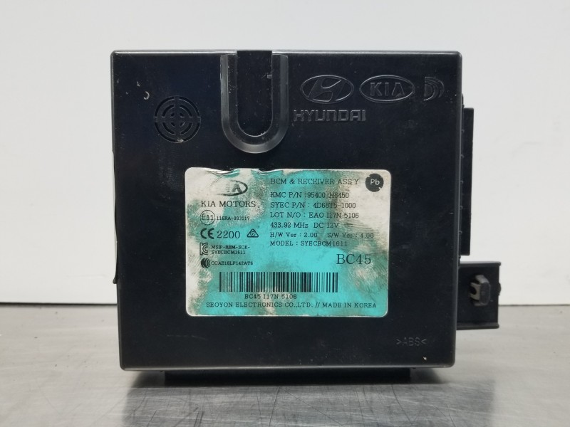 Recambio de modulo confort para kia stonic (ybcuv) eco dynamic referencia OEM IAM 95400H8450  