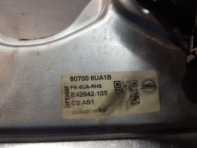 Recambio de elevalunas delantero derecho para nissan qashqai (j12) acenta referencia OEM IAM 807006UA1B   Recambio de elevalunas delantero derecho para nissan qashqai (j12) acenta referencia OEM IAM 807006UA1B