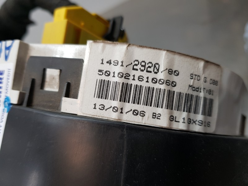 Recambio de cuadro instrumentos para citroen jumpy furgón referencia OEM IAM 1491292080  