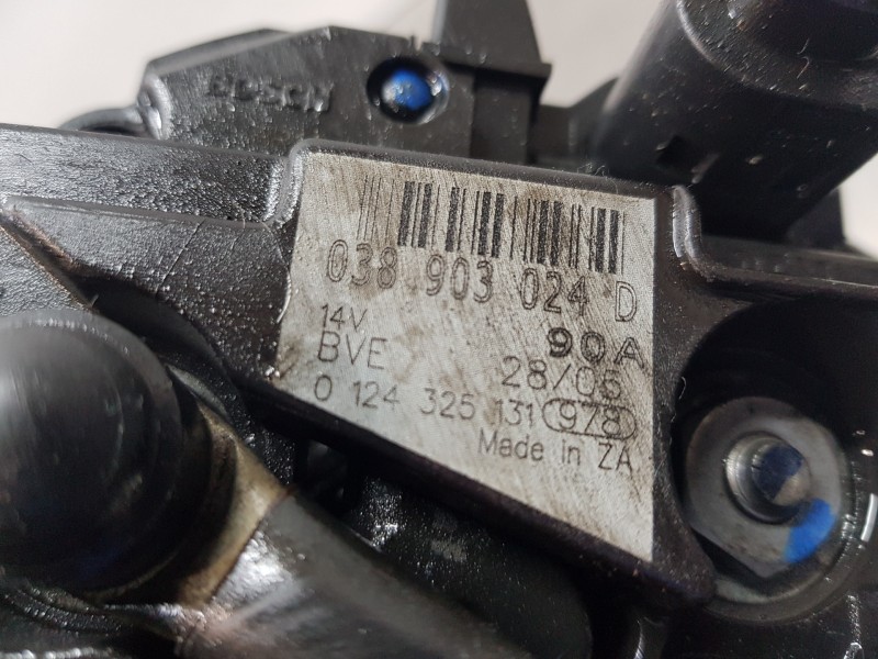 Recambio de alternador para seat leon (1m1) signa referencia OEM IAM 038903024D 0124325131  Recambio de alternador para seat leon (1m1) signa referencia OEM IAM 038903024D 0124325131