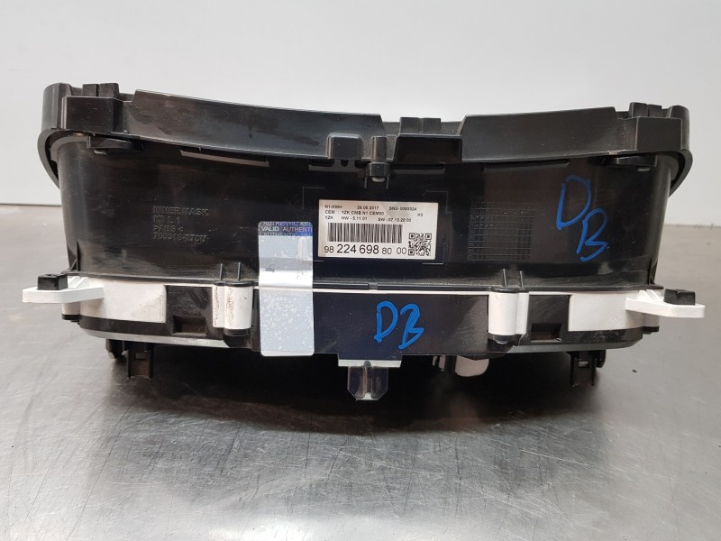 Recambio de cuadro instrumentos para peugeot expert furgón pro bluehdi referencia OEM IAM 9822469880   Recambio de cuadro instrumentos para peugeot expert furgón pro bluehdi referencia OEM IAM 9822469880