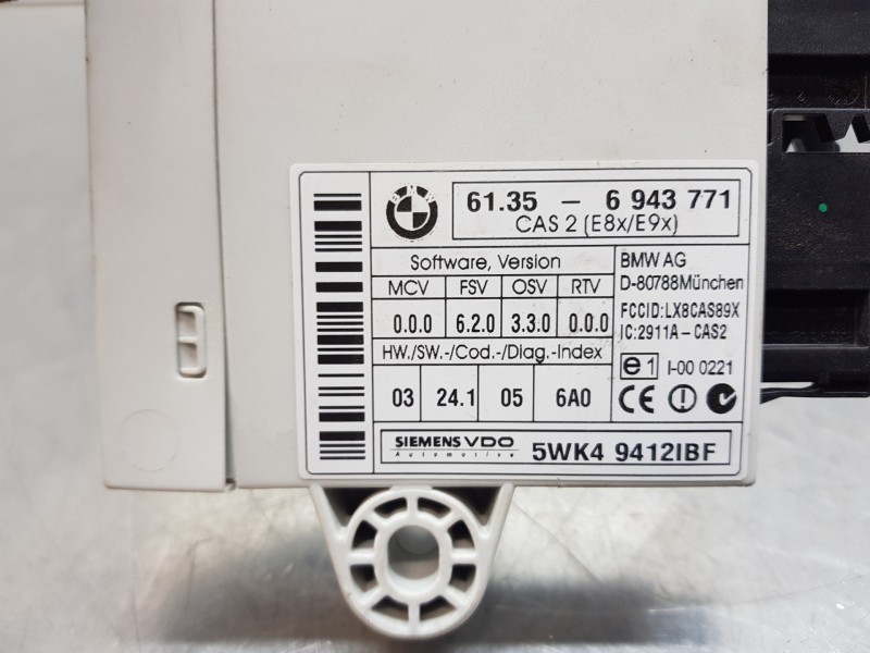 Recambio de modulo confort para bmw serie 1 berlina (e81/e87) 116i referencia OEM IAM 61356943771   Recambio de modulo confort para bmw serie 1 berlina (e81/e87) 116i referencia OEM IAM 61356943771