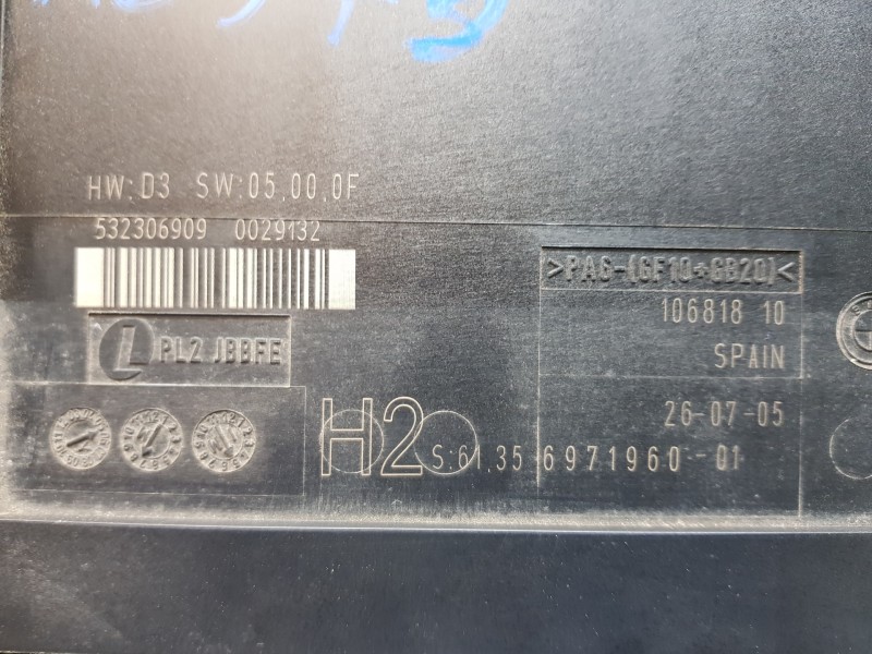 Recambio de modulo electronico para bmw serie 1 berlina (e81/e87) 116i referencia OEM IAM 61356971960   Recambio de modulo electronico para bmw serie 1 berlina (e81/e87) 116i referencia OEM IAM 61356971960