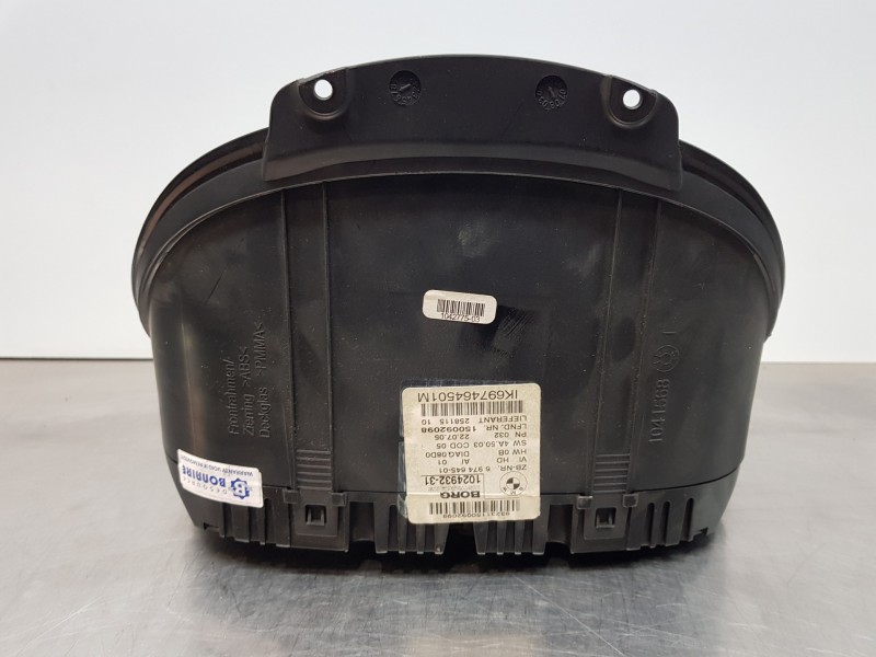 Recambio de cuadro instrumentos para bmw serie 1 berlina (e81/e87) 116i referencia OEM IAM 6974645  