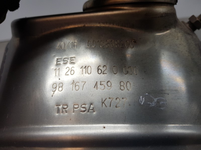 Recambio de catalizador para peugeot 508 sw gt line referencia OEM IAM 9816745980 K727 