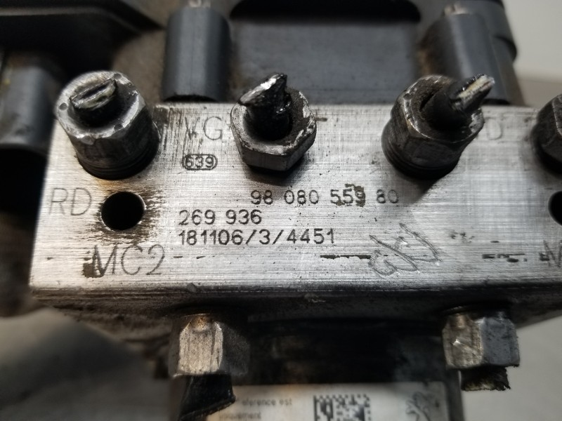 Recambio de abs para peugeot 308 sw allure referencia OEM IAM 9808055980 9825991580 0265956240