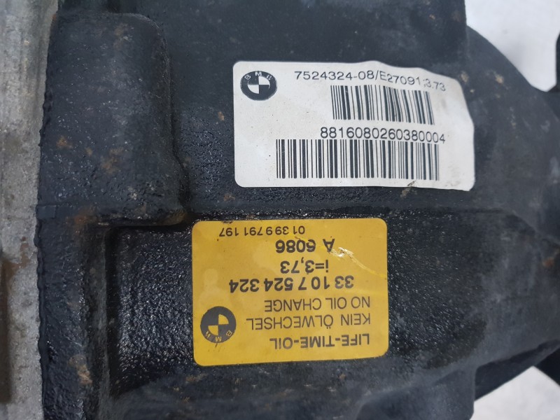 Recambio de diferencial trasero para bmw serie 1 berlina (e81/e87) 116i referencia OEM IAM 33107524324  