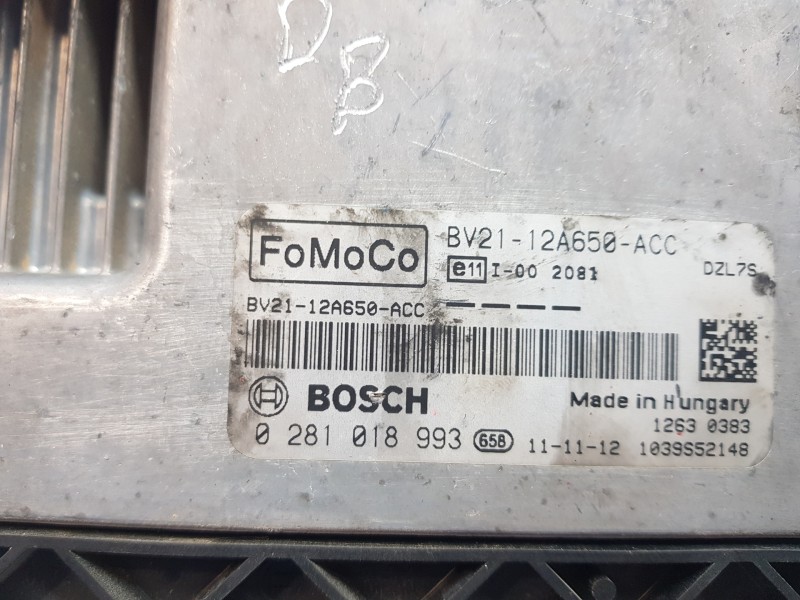 Recambio de centralita motor uce para ford fiesta (cb1) active referencia OEM IAM BV2112A650ACC 0281018993  Recambio de centralita motor uce para ford fiesta (cb1) active referencia OEM IAM BV2112A650ACC 0281018993