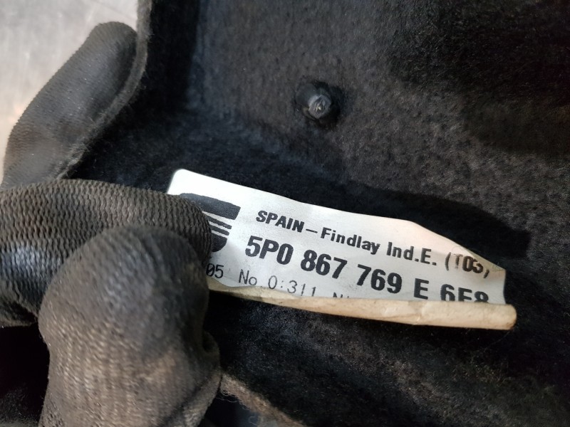 Recambio de bandeja trasera para seat altea (5p1) style referencia OEM IAM 5P0867769E6E8 5P0867769E 