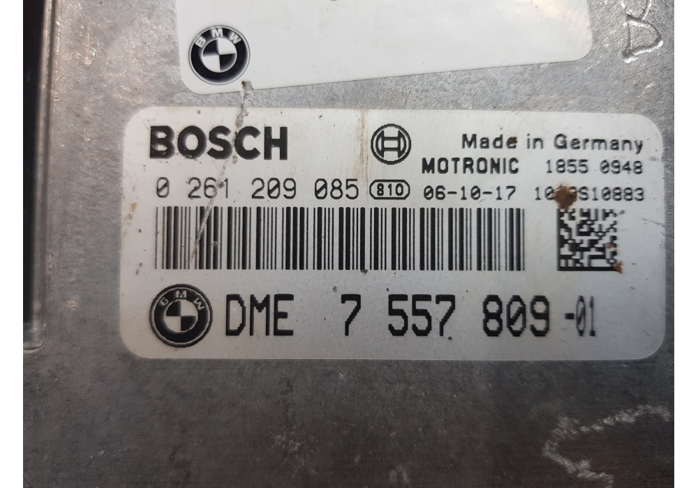 Recambio de centralita motor uce para bmw serie 1 berlina (e81/e87) 116i referencia OEM IAM 7557809 0261209085  Recambio de centralita motor uce para bmw serie 1 berlina (e81/e87) 116i referencia OEM IAM 7557809 0261209085