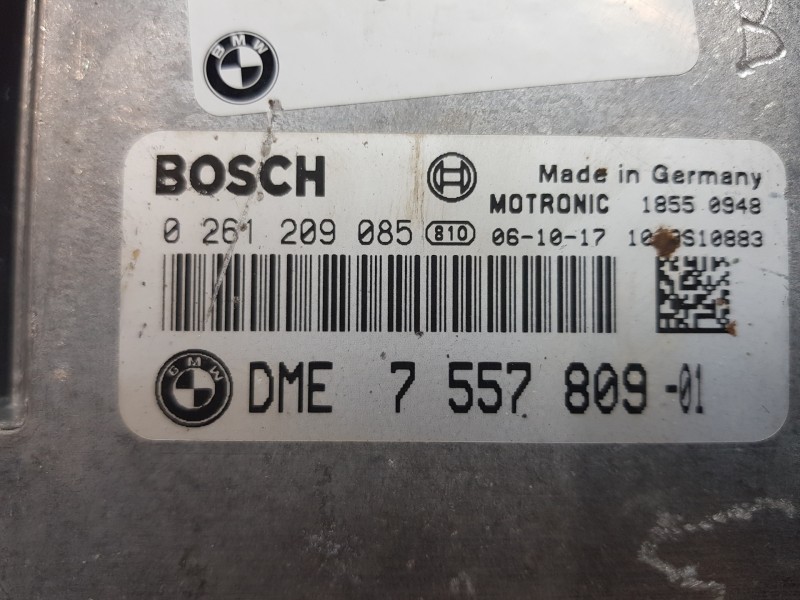 Recambio de centralita motor uce para bmw serie 1 berlina (e81/e87) 116i referencia OEM IAM 7557809 0261209085  Recambio de centralita motor uce para bmw serie 1 berlina (e81/e87) 116i referencia OEM IAM 7557809 0261209085