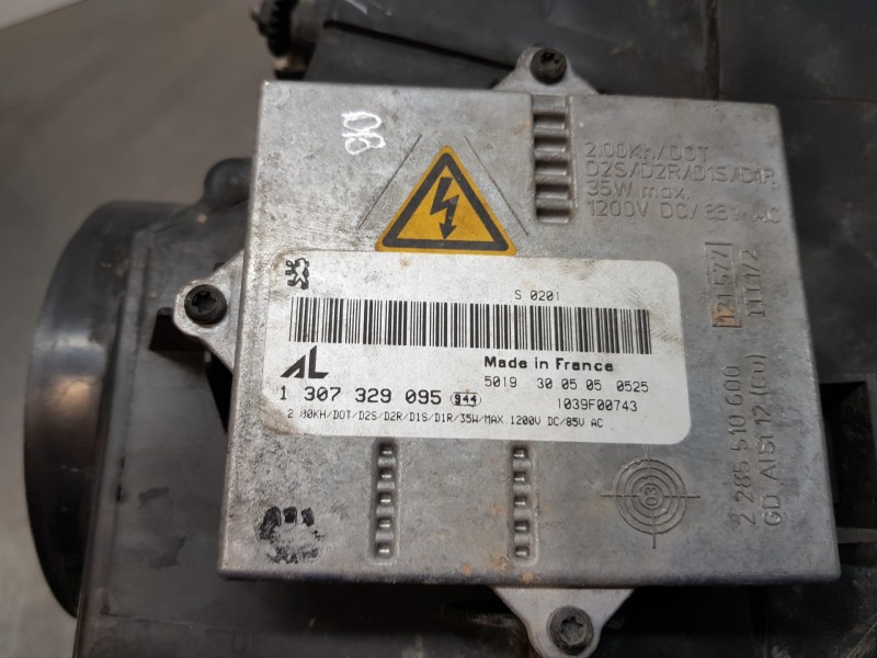 Recambio de faro izquierdo para peugeot 407 sw sport referencia OEM IAM 620892 1307329095  Recambio de faro izquierdo para peugeot 407 sw sport referencia OEM IAM 620892 1307329095