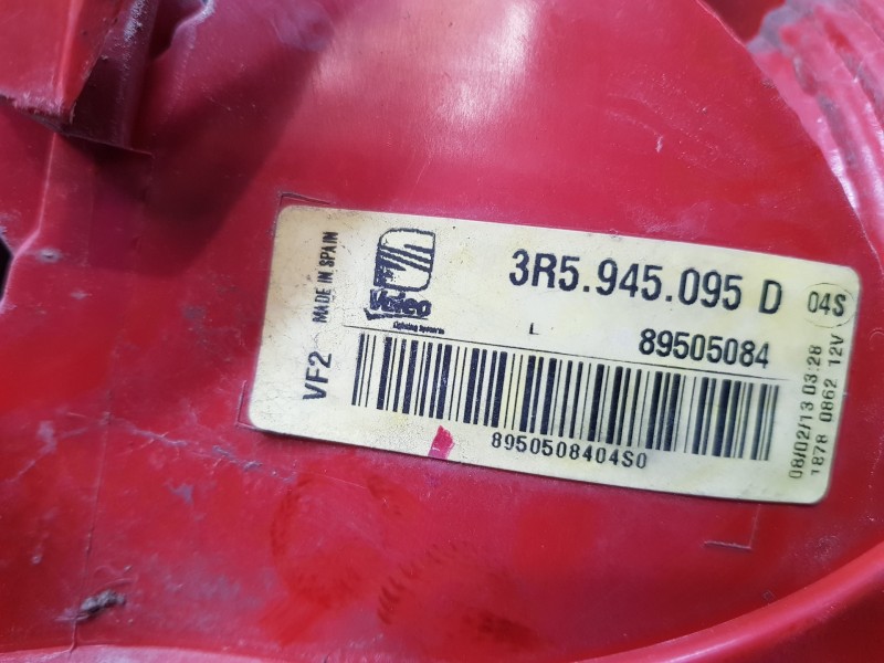 Recambio de piloto trasero izquierdo para seat exeo berlina (3r2) reference referencia OEM IAM 3R5945095D   Recambio de piloto trasero izquierdo para seat exeo berlina (3r2) reference referencia OEM IAM 3R5945095D