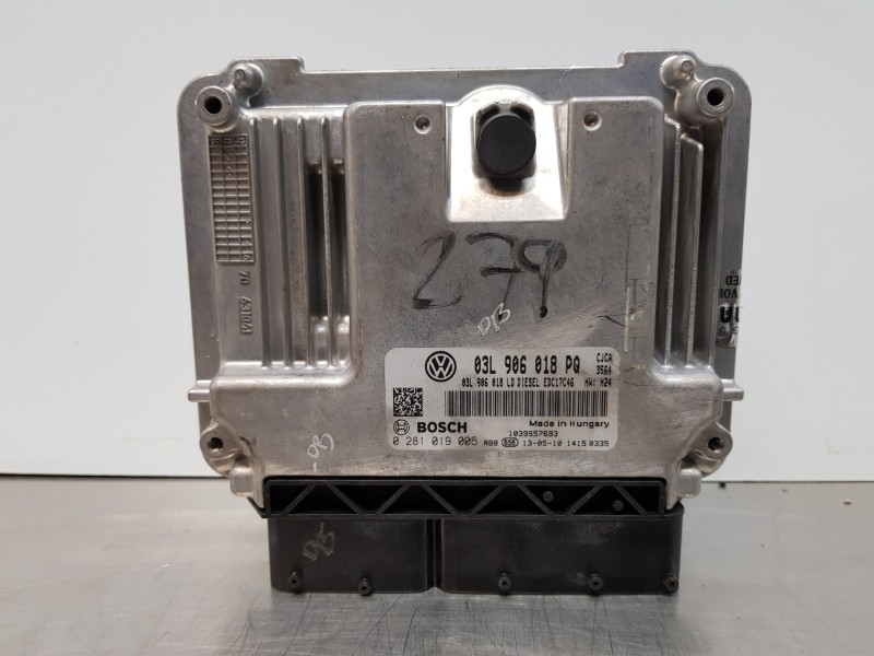 Recambio de centralita motor uce para seat exeo berlina (3r2) reference referencia OEM IAM 03L906018PQ 0281019005 