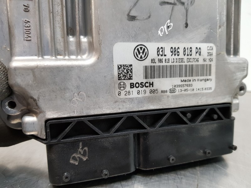 Recambio de centralita motor uce para seat exeo berlina (3r2) reference referencia OEM IAM 03L906018PQ 0281019005 