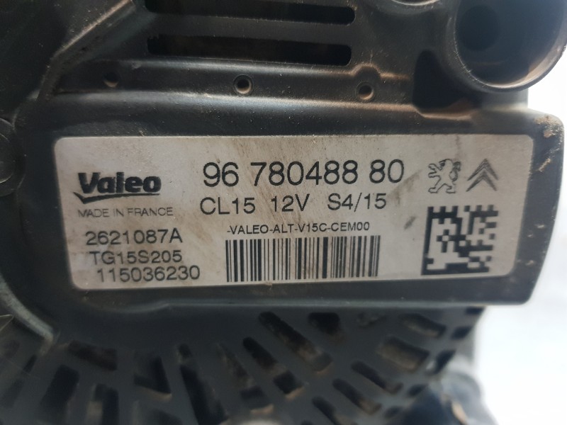 Recambio de alternador para peugeot partner kasten active referencia OEM IAM 9678048880 2621087A  Recambio de alternador para peugeot partner kasten active referencia OEM IAM 9678048880 2621087A