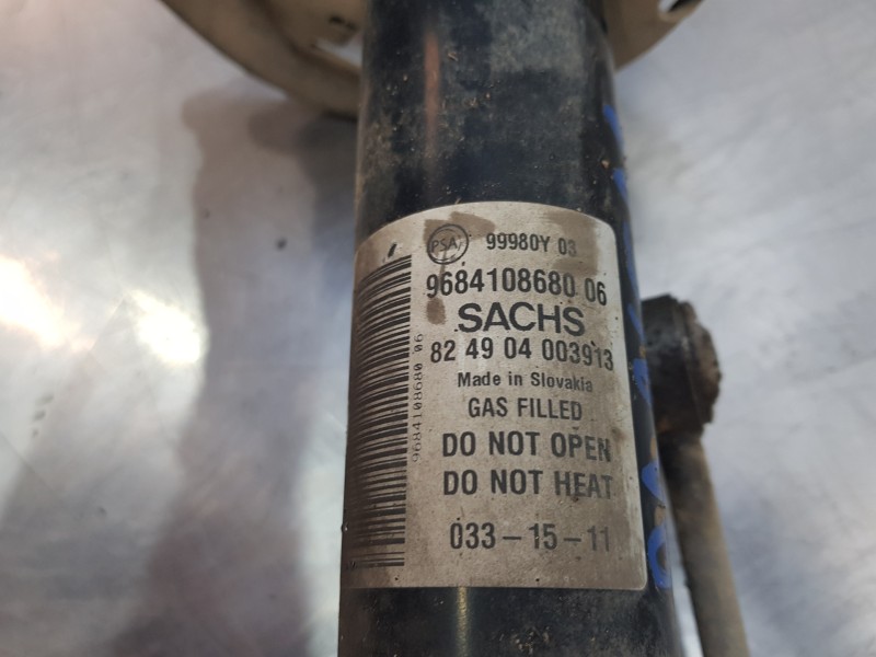 Recambio de amortiguador delantero derecho para peugeot partner kasten active referencia OEM IAM 9684108480 9684108680 99980Y Recambio de amortiguador delantero derecho para peugeot partner kasten active referencia OEM IAM 9684108480 9684108680 99980Y