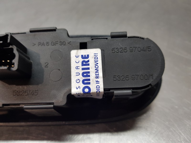 Recambio de mando elevalunas delantero izquierdo para peugeot 407 sw sport referencia OEM IAM 6554ER   Recambio de mando elevalunas delantero izquierdo para peugeot 407 sw sport referencia OEM IAM 6554ER