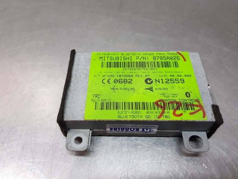 Recambio de modulo electronico para mitsubishi asx (ga0w) cleartec referencia OEM IAM 8785A026   Recambio de modulo electronico para mitsubishi asx (ga0w) cleartec referencia OEM IAM 8785A026