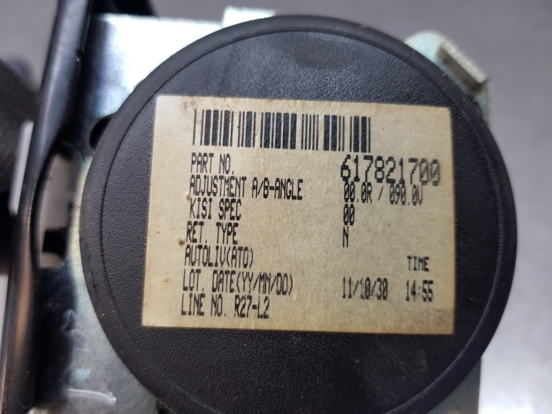 Recambio de cinturon seguridad trasero derecho para mitsubishi asx (ga0w) challenge referencia OEM IAM 7000B446XA 617821700  Recambio de cinturon seguridad trasero derecho para mitsubishi asx (ga0w) challenge referencia OEM IAM 7000B446XA 617821700
