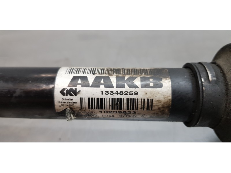 Recambio de transmision delantera derecha para opel zafira tourer expression referencia OEM IAM 13348259  