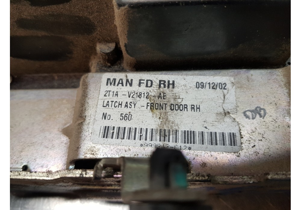 Recambio de cerradura puerta delantera derecha para ford transit connect (tc7) tourneo referencia OEM IAM 1419491 2T1AV21812AE 2 Recambio de cerradura puerta delantera derecha para ford transit connect (tc7) tourneo referencia OEM IAM 1419491 2T1AV21812AE 2