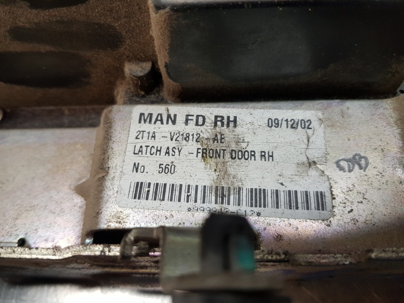 Recambio de cerradura puerta delantera derecha para ford transit connect (tc7) tourneo referencia OEM IAM 1419491 2T1AV21812AE 2 Recambio de cerradura puerta delantera derecha para ford transit connect (tc7) tourneo referencia OEM IAM 1419491 2T1AV21812AE 2