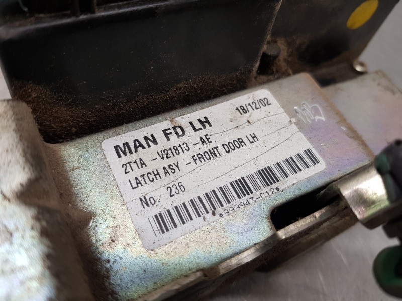 Recambio de cerradura puerta delantera izquierda para ford transit connect (tc7) tourneo referencia OEM IAM 1419493 2T1AV21813AE