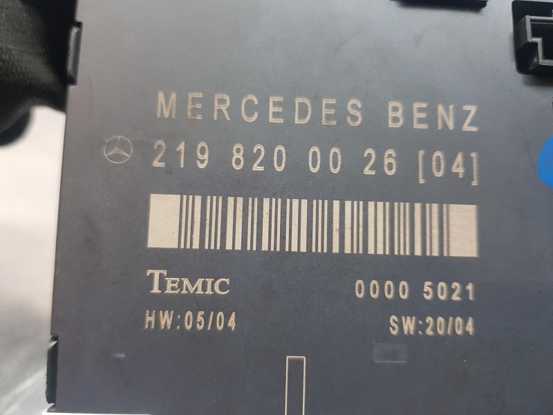 Recambio de modulo electronico para mercedes clase cls (w219) 500 referencia OEM IAM 2198200026  