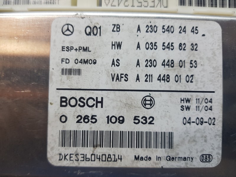 Recambio de centralita cambio automatico para mercedes clase cls (w219) 500 referencia OEM IAM A2305402445  