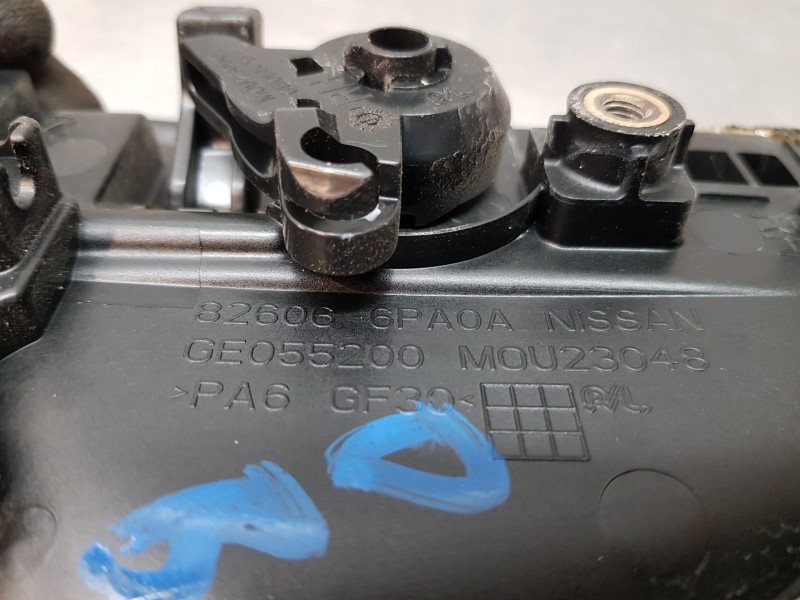 Recambio de maneta exterior trasera derecha para nissan juke (f16) tekna referencia OEM IAM 826066PA0A  
