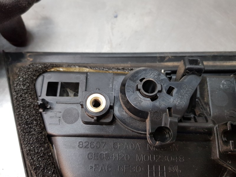 Recambio de maneta exterior trasera izquierda para nissan juke (f16) tekna referencia OEM IAM 826076PA0A  