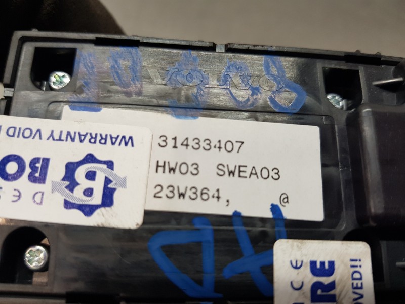 Recambio de mando elevalunas delantero izquierdo para volvo xc60 hybrid referencia OEM IAM 31433407  